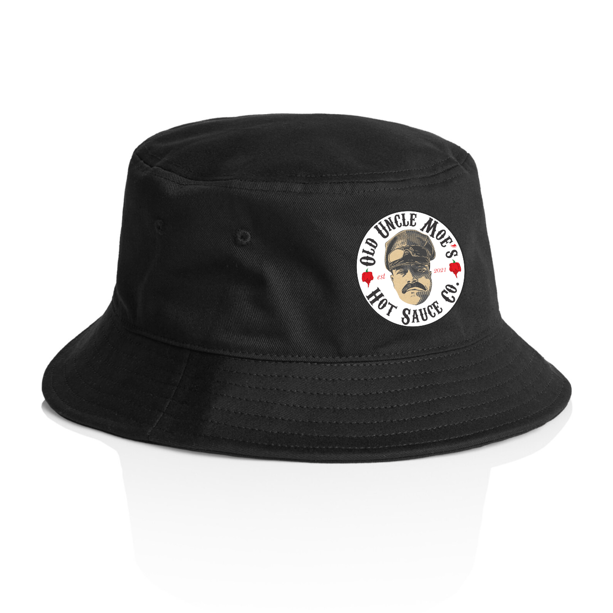 Uncle Moe's Hot Sauce Co - Bucket Hat - Three 3s Apparel and Merch